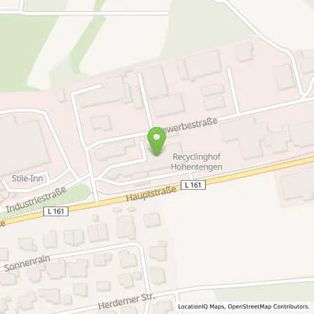 Standortübersicht der Tankstelle Autohaus Strittmatter GmbH in 79801 Hohentengen