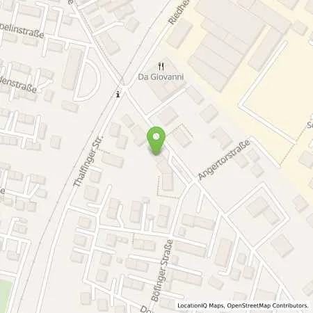 Standortübersicht der Tankstelle Freie Tankstelle Langenau GbR in 89129 Langenau