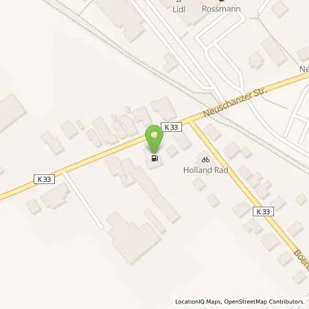 Standortübersicht der Tankstelle TS Scherbel Bunde in 26831 Bunde