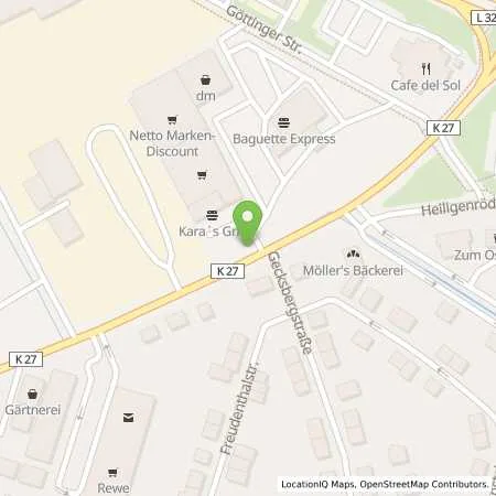 Standortübersicht der Tankstelle Zufall *Tanken+Rasten* in 34123 Kassel