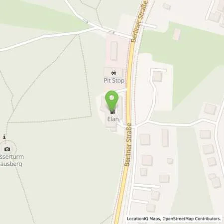 Standortübersicht der Tankstelle Elan Strausberg in 15344 Strausberg