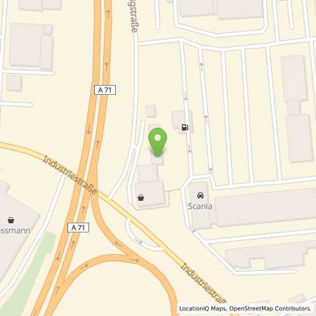 Standortübersicht der Benzin-Super-Diesel Tankstelle: Freie Tankstelle in 98544, Zella-Mehlis