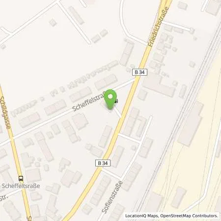 Standortübersicht der Tankstelle K. + B. Gehring Tank-und Waschcenter OHG in 79618 Rheinfelden