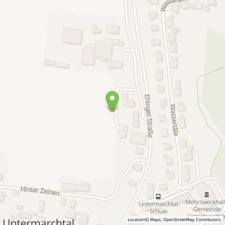 Standortübersicht der Tankstelle Tankstelle Untermarchtal in 89617 Untermarchtal