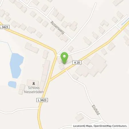 Standortübersicht der Tankstelle Autohaus Weber in 37293 Herleshausen