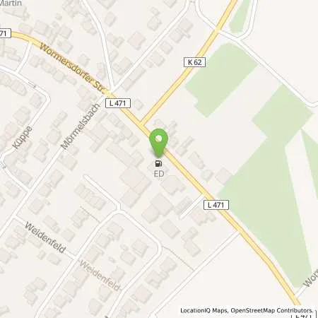 Standortübersicht der Tankstelle Harald Lohmer in 53359 Rheinbach (Wormersdorf)