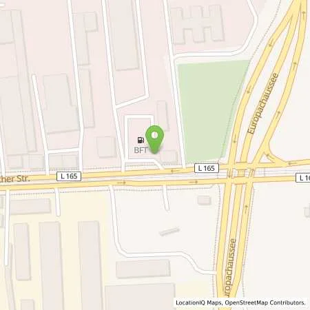 Standortübersicht der Tankstelle Bft Halle Delitzscher Straße 75 in 06112 Halle