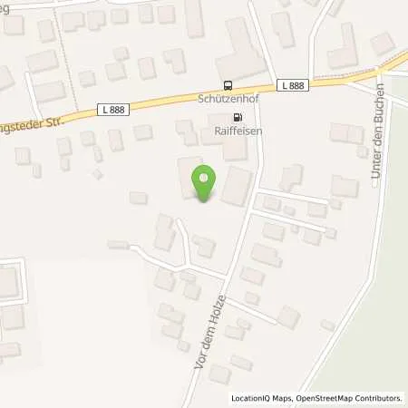 Standortübersicht der Tankstelle RWG Kirchhatten in 26209 Kirchhatten