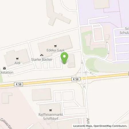 Standortübersicht der Tankstelle Raiffeisen Lune eG in 27619 Schiffdorf