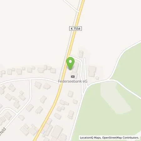Standortübersicht der Tankstelle Federseebank+eG in 88422 Alleshausen