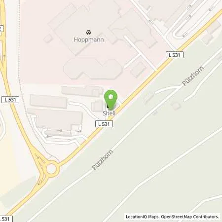 Standortübersicht der Tankstelle Shell Siegen Eiserfelder Str 206 in 57072 Siegen