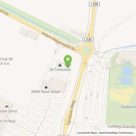 Standortübersicht der Tankstelle Supermarkt-Tankstelle am real,- Markt HASSLOCH HANS-BOECKLER-STR. in 67454 Hassloch