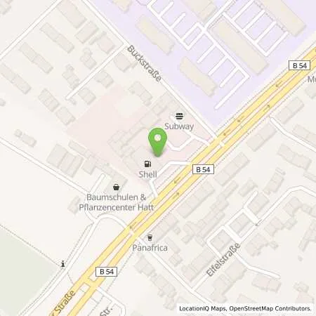 Standortübersicht der Tankstelle Shell Muenster Weselerstr. 320 in 48163 Muenster