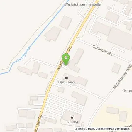 Standortübersicht der Tankstelle Aral Tankstelle in 86830 Schwabmünchen