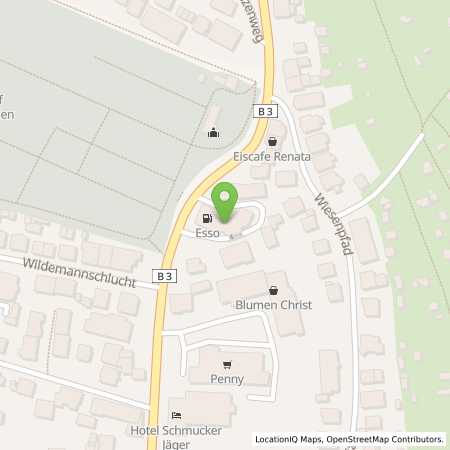 Standortübersicht der Benzin-Super-Diesel Tankstelle: Esso Tankstelle in 34346, HANN. MUENDEN