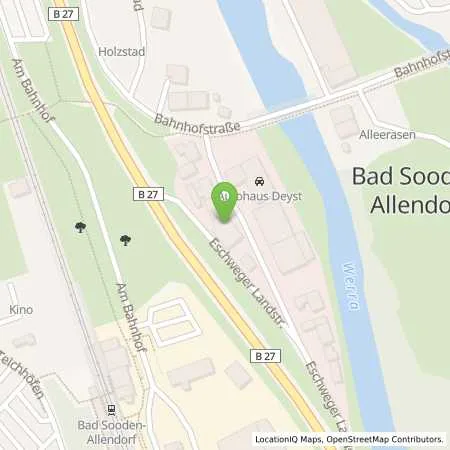 Standortübersicht der Tankstelle Esso Tankstelle in 37242 BAD SOODEN-ALLENDORF