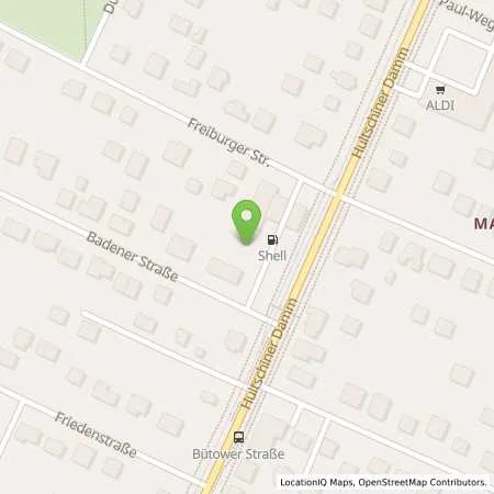 Standortübersicht der Tankstelle Shell Berlin Hultschiner Damm 129/131 in 12623 Berlin