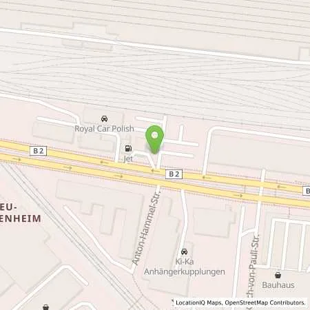 Standortübersicht der Tankstelle JET MUENCHEN LANDSBERGER STR. 184 in 80687 MUENCHEN