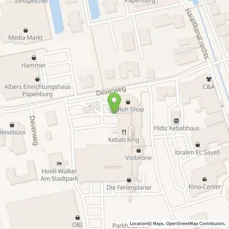 Standortübersicht der Tankstelle Supermarkt-Tankstelle am real,- Markt PAPENBURG DEVER WEG 13 in 26871 Papenburg