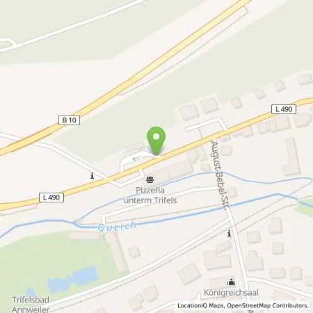 Standortübersicht der Tankstelle JET ANNWEILER ZWEIBRUECKER STR. 58 in 76855 ANNWEILER