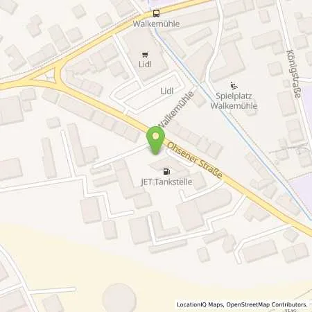 Standortübersicht der Tankstelle JET HAMELN OHSENER STR. 20 in 31785 HAMELN