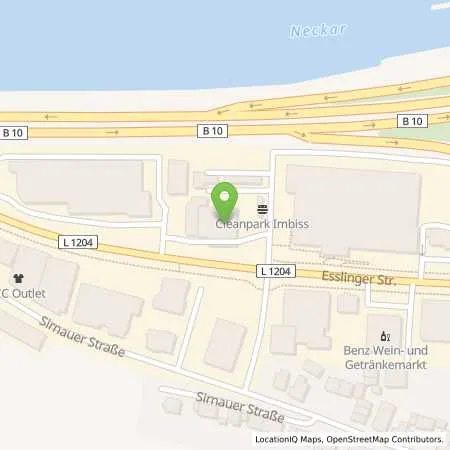 Standortübersicht der Tankstelle Shell Deizisau Seewiesenweg 5 in 73779 Deizisau