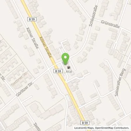 Standortübersicht der Tankstelle Aral Tankstelle in 41199 Mönchengladbach