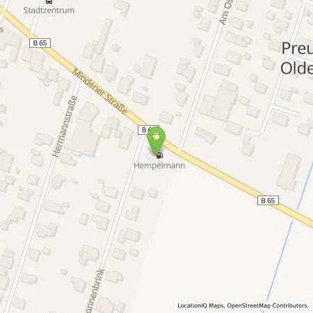 Standortübersicht der Tankstelle Tankstelle Preußisch Oldendorf in 32361 Preußisch Oldendorf