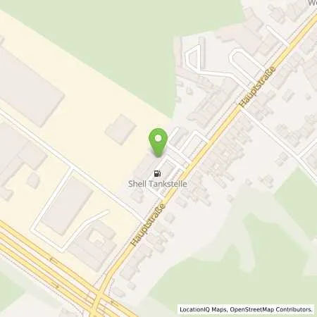 Standortübersicht der Tankstelle Shell Würselen Hauptstr. 244 in 52146 Würselen