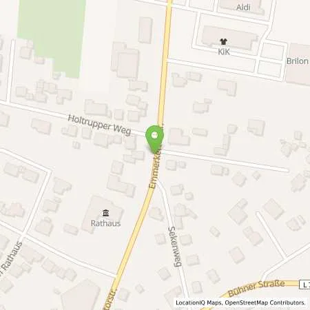 Standortübersicht der Tankstelle Esso Tankstelle in 34434 BORGENTREICH