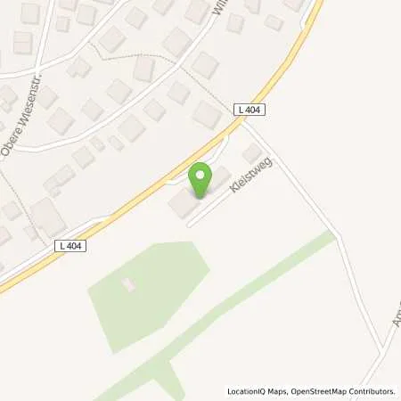 Standortübersicht der Tankstelle Tankstelle Ziefle in 72280 Hallwangen