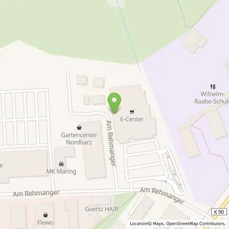 Standortübersicht der Tankstelle Tankstelle am E-Center in 38304 Wolfenbüttel
