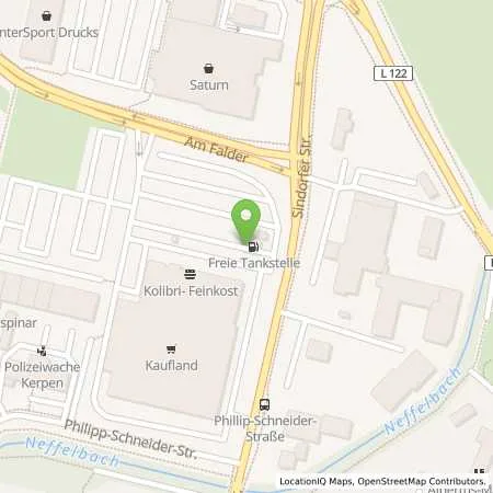 Standortübersicht der Tankstelle Kerpen, Sindorfer Straße 65-68 in 50171 Kerpen