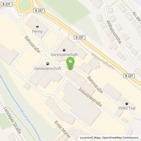 Standortübersicht der Tankstelle RWG Rheinland eG in 51688 Wipperfürth