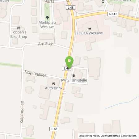 Standortübersicht der Benzin-Super-Diesel Tankstelle: Raiffeisenbank Ems-Vechte eG - Warengeschäft in 49733, Haren - Wesuwe