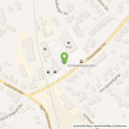 Standortübersicht der Tankstelle Raiffeisen Ostmünsterland eG in 59320 Ennigerloh