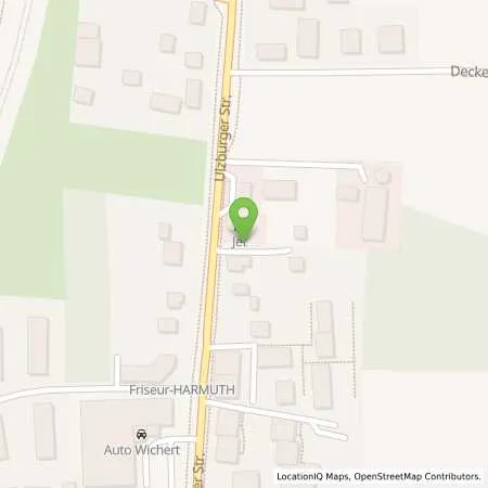 Standortübersicht der Tankstelle JET NORDERSTEDT ULZBURGER STR. 150 in 22850 NORDERSTEDT