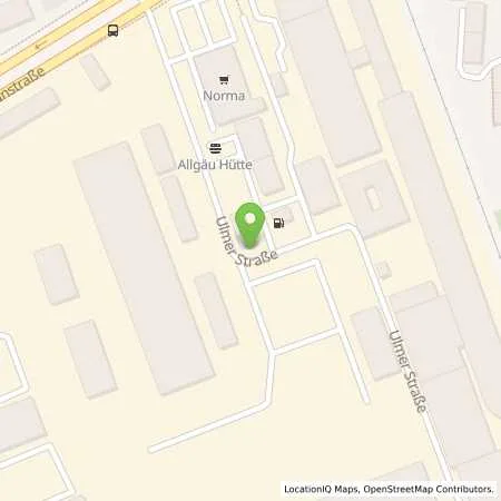 Standortübersicht der Tankstelle Gerhard Leger GmbH in 87437 Kempten