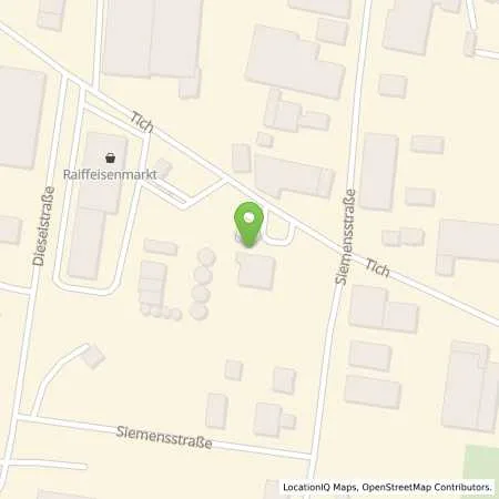 Standortübersicht der Tankstelle Raiffeisen Ostmünsterland eG in 48361 Beelen