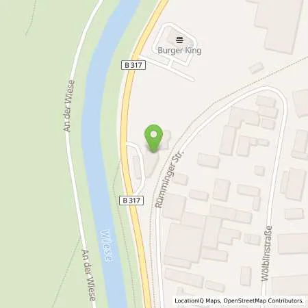 Standortübersicht der Tankstelle Gehring Tankstellenbetriebs GmbH in 79539 Lörrach