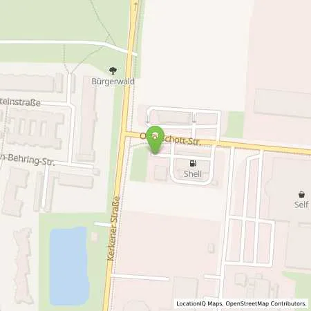 Standortübersicht der Tankstelle Shell Kempen Otto-Schott-Str. 13 in 47906 Kempen