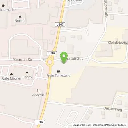 Standortübersicht der Tankstelle T Ransbach-Baumbach in 56235 Ransbach-Baumbach