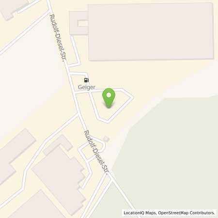 Standortübersicht der Benzin-Super-Diesel Tankstelle: Geiger GmbH Tankstelle Ansbach in 91522, Ansbach