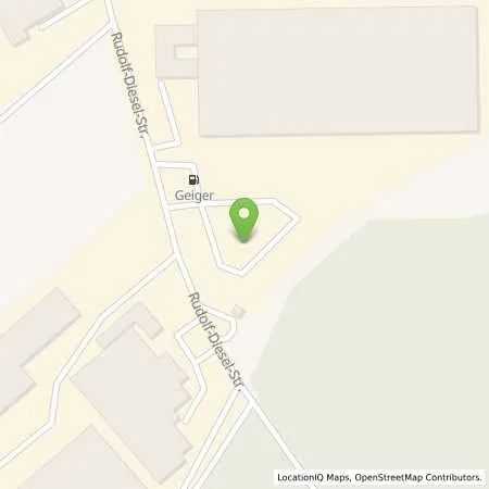 Standortübersicht der Tankstelle Geiger GmbH Tankstelle Ansbach in 91522 Ansbach