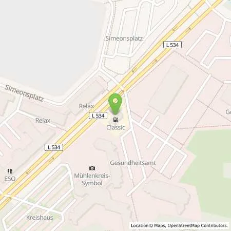 Standortübersicht der Tankstelle OIL! Tankstelle Minden in 32423 Minden