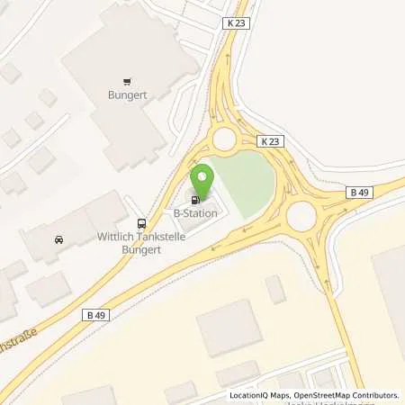 Standortübersicht der Tankstelle B-Station in 54516 Wittlich