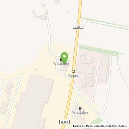 Standortübersicht der Tankstelle Volker Happe in 48157 Münster