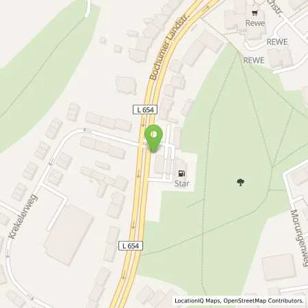 Standortübersicht der Tankstelle star Tankstelle in 45276 Essen