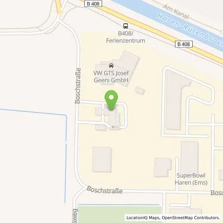 Standortübersicht der Tankstelle G.T.S Josef Geers GmbH in 49733 Haren/Ems