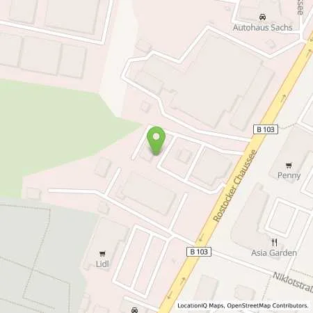 Standortübersicht der Tankstelle Nordoel Tankstelle Marco Weber in 18273 Güstrow